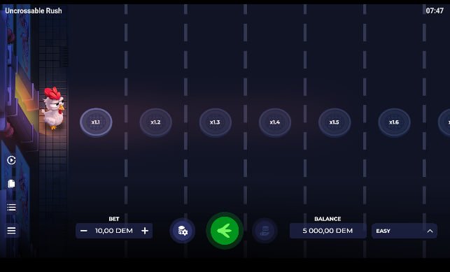 Esplora uncrossable rush